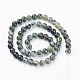 Chapelets de perles en agate mousse naturelle X-GSR6mmC001-3