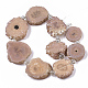 Galvaniques perles de quartz naturel brins G-R461-04H-2