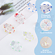 DICOSMETIC 14Pcs 7 Colors Cute Cloud Beads Cloud Acrylic Beads Transparent Acrylic Beads with Enamel Colored Loose Spacer Beads Small Hole Beads 2mm for Beading Jewelry Making ACRC-DC0001-01-4