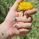 Plantillas de arte de uñas diy de acero inoxidable MRMJ-WH0092-010-5