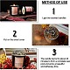 GORGECRAFT 2PCS Candle Cover Topper Scented Candles Cover Flowers lid Jar Candles Gold Red Alloy Candle Toppers Jar Shade Sleeves Accessories to Burn Evenly for Jar Candles Melt Space FIND-GF0003-48-5
