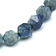 Facettes brins de perles de pierres précieuses naturelles de lapis lazuli G-J331-26-6mm-3