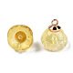 Transparent Spray Painted Glass Charms GLAA-N035-031-C05-4
