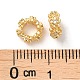 Perline in stile europeo con micro pavé di zirconi cubici in ottone KK-P239-30A-G-3