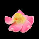 Plumeria hecha a mano de arcilla polimérica flor 3D abalorios X-CLAY-Q192-15mm-10-2