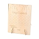 Planche à dessin commémorative du calendrier du compte à rebours en bois de peuplier DIY-H136-04-1
