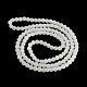 Chapelets de perles rondes en verre imitation jade peint DGLA-Q021-6mm-01-5