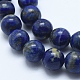 Chapelets de perles en lapis-lazuli naturel G-E483-17-8mm-3