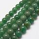 Chapelets de perle verte d'aventurine naturel G-G666-01B-1