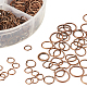 PandaHall About 1745 Pcs Red Copper Iron Open Jump Rings Chainmail Link Diameter 4mm 5mm 6mm 7mm 8mm 10mm for Jewelry Making IFIN-PH0001-06R-NF-2