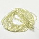 Chapelets de perles en verre électroplaqué EGLA-D018-8x8mm-70-2