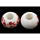 Perles européennes en porcelaine manuelles X-CF265Y-1