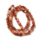 Natural South Red Agate Beads Strands G-D081-A07-2
