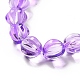Chapelets de perles en verre transparente   GLAA-F114-02B-01-3