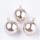 Perle di perle imitazione plastica abs ecologica MACR-S367-C-05-1