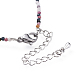 Bracelets en perles de tourmaline naturelle BJEW-JB04555-06-3