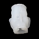 DIY 3D 天使の置物シリコーン金型  レジン型  UVレジン用  エポキシ樹脂工芸品作り  ホワイト  50x52x61mm  完成：55x35mm DIY-G095-01D-4