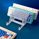Étagère de présentoir de clavier en acrylique assemblé à 3 niveau ODIS-WH0034-14-4