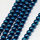 Electroplate Non-magnetic Synthetic Hematite Beads Strands G-J169A-2mm-03-2
