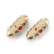 Настоящие позолоченные бусины из латуни 18k KK-A155-23G-A