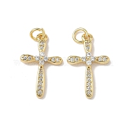 Латунные микро проложить кубического циркония подвески KK-Q068-49C-G