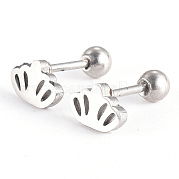 Серьги-штанги для хрящей из нержавеющей стали 201 EJEW-R147-05