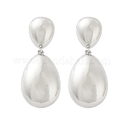 Серьги-гвоздики из латуни с каплевидным покрытием KK-Z038-16P