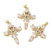 Подвески из кубического циркония с покрытием из латуни KK-O142-53G