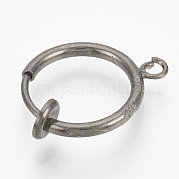 Серьги-клипсы из хирургической нержавеющей стали 316 STAS-S101-15mm-01B
