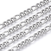 304 Stainless Steel Curb Chains CHS-N001-05P