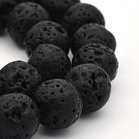 Best Sellers Center Drilled Natural 8 ~ 9mm Beads Lava Rock on