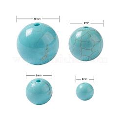 Perline di howlite naturale 340 pz 4 dimensioni&nbsp;G-LS0001-20