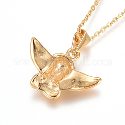 Colliers pendentifs en acier inoxydable 304&nbsp;NJEW-F275-43G