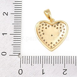 Ottone micro spianare pendenti zirconi&nbsp;KK-H249-03G