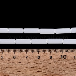 Abalorios de vidrio jade de imitación hebras&nbsp;GLAA-N070-01A-B01
