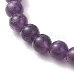 Bracelet extensible en perles de pierres naturelles mélangées pour femme&nbsp;BJEW-JB13194