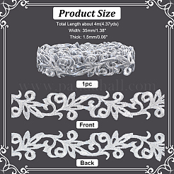 Stickerei-Applikationsband aus Polyester-Metallfaden&nbsp;DIY-WH0032-59B