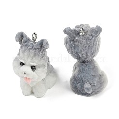 Pendentifs en résine floquée&nbsp;FIND-A052-06G