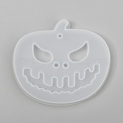 Stampi in silicone per ciondolo halloween fai da te jack-o-lantern&nbsp;X-DIY-P006-53