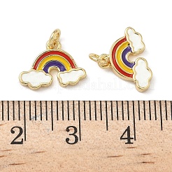 Messing Emaille Anhänger / charms&nbsp;KK-P326-06G