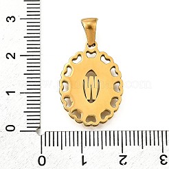 Goldene Anhänger aus 304 Edelstahl&nbsp;STAS-K300-02G-W