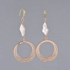 Orecchini pendenti in ottone&nbsp;EJEW-JE03753-03