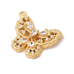 Pendentifs avec zircon cubiques à micro-pavés en laiton&nbsp;KK-P340-41G
