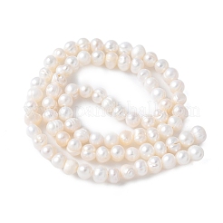 Brins de perles de culture d'eau douce naturelles&nbsp;PEAR-I007-07I-01A