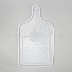 Rechteck mit Mustergriff Essteller Silikonformen&nbsp;X-DIY-L021-57