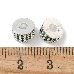 Ottone micro spianare zirconi spacer perline&nbsp;ZIRC-F141-03S-01