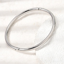 Bracciali rigidi con cerniera in acciaio inossidabile 304&nbsp;SA-CBAC920-13P