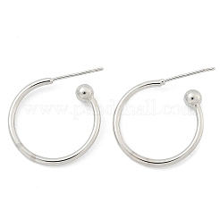 Messing Ohrstecker&nbsp;EJEW-L245-001P