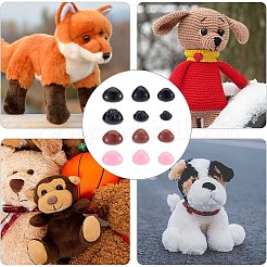 12 Stil Kunststoff-Sicherheitsnasen für Hunde&nbsp;FIND-GF0004-64