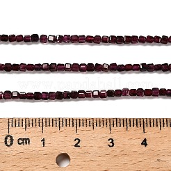 Natürlicher Granat Perlen Stränge&nbsp;G-RM2025-32B-01